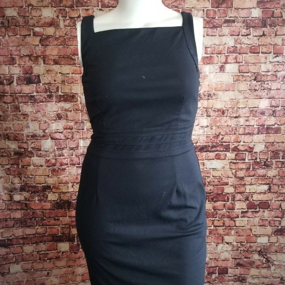 Reynah Navy Blue Sheath Dress Size 8